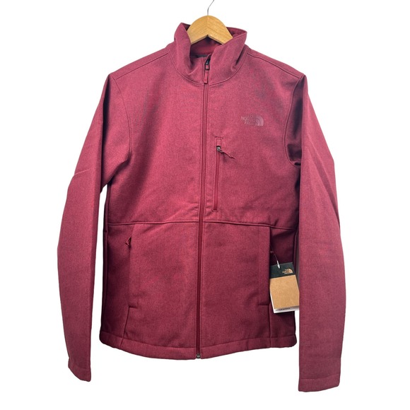 North Face Apex Bionic Jacket‎ Windwall Cordovan Heather Men's Small NWT - Picture 1 of 12